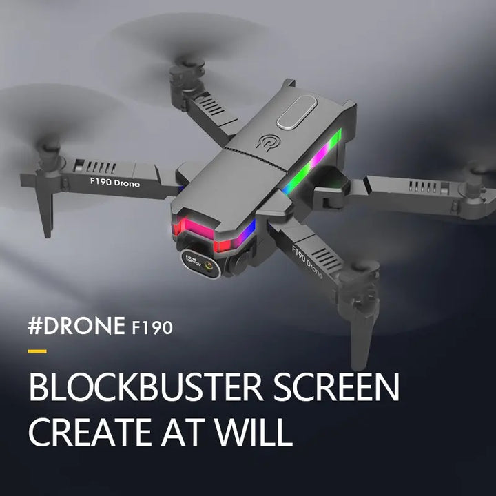 Drone Plegable Con Camara HD F190